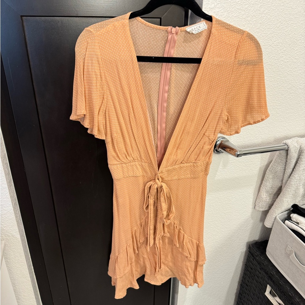 Sage The Label V-Neck Dress